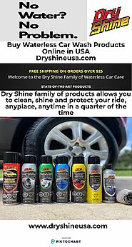 Waterless Car Wash Products by DRYshine in USA