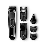 All-in-One Beard Trimmer for Men by Braun, MGK3020, Ear and Nose Hair Clipper