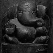 Ganpati bappa's pencil portrait