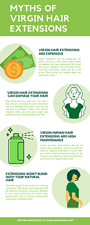 Myths About Virgin Hair Extensions