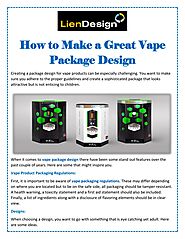 How to Make a Great Vape Package Design
