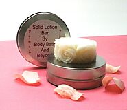 Solid Body Lotion Bar in a Tin Natural Solid Moisturizing | Etsy