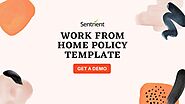 Work from Home Policy Template | Sentrient