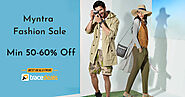 Myntra Online Shopping Offers and Coupons | Get 30% - 60% Off on Men, Women & Kids Fashion