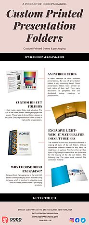 Custom Printed Die Cut Folders | Presentation Folders