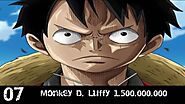 Top 30 Recompensas One Piece