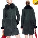 Merino Shearling Long Coat for Women CW644392