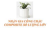 Chậu trồng cây composite kiểu dáng hiện đại mẫu mã đa dạng