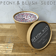 Peony & Blush Suede Wax Melt Tub