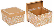 Recycled kraft gift boxes from Gift Boxes Direct