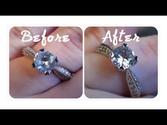 ☼ QUICK TIP: How to Make your Engagement Ring REALLY Sparkle! (Cheap, Easy & Effective) ☼
