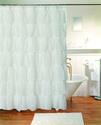 Pretty White Ruffle Shower Curtain - White Bathroom Decor (with image) · Bizt