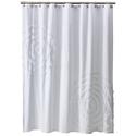 Threshold Shower Curtain Ruffle White (White)
