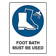 Foot Protections Signs | Safety Signs Direct