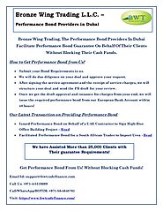 Performance Bank Guarantee – Performance Bond Providers in Dubai