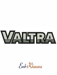 Valtra logo embroidery design