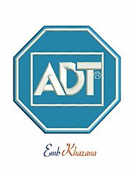 Adt logo embroidery design
