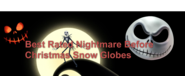 Nightmare beforchristmas snowglobe