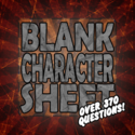 Blank Character Sheet (Over 370 Questions!)