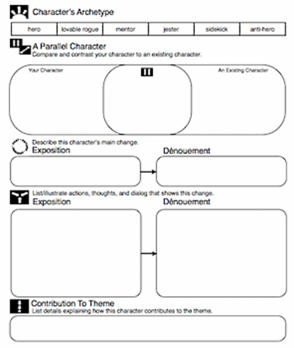Fiction Character Templates | A Listly List