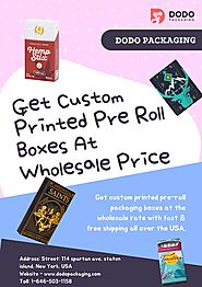 Pre Roll Boxes | Custom Pre Roll Packaging Wholesale