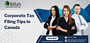 Corporate Tax Filing Tips for Canadian