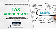 Tax Savings with a Personal Tax Accountant