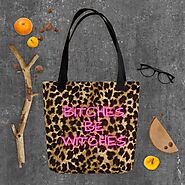 Halloween Addition Leopard Print Tote Bag | BeExtra! Apparel & More