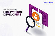 Top Checklist to Hire Python Developers