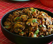 Mushroom Mint Stir Fry - You Can Do This Oil Free!