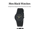 Men Black Watches