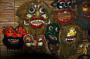 Traditional masks in Ambalangoda