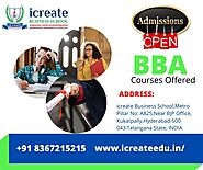 Best BBA course college in hyderabad
