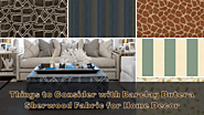 Things to Consider with Barclay Butera Sherwood Fabric for Home Decor - TheOmniBuzz