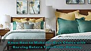 Know How to Make the Best Choice with Barclay Butera Twin Palms Bedding - Shop Barclay Butera