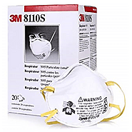 3M N95 particulate respirator 8110S - Box of 20 - GE Sani