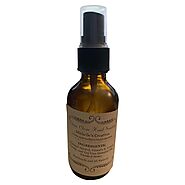 Citrus Clean Spray Hand Sanitizer in glass bottle - 70% Alcohol | Michelle's Creatives Organic Products