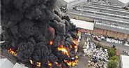 Terrible fire in Birmingham Factory