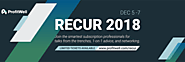 Recur Boston 2018 - Recurring Revenue Conference
