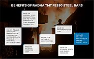 Saving in weight and cost of construction by RADHA STEEL Fe-550 TMT Bars