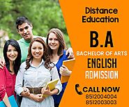 Ignou BA English admission 2025 Distance Education Correspondence Degree courses