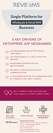 5 Key Drivers of Enterprise A2P Messaging | REVE SMS