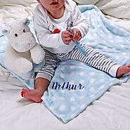 Baby Blanket With Hippo Toy Gift Set