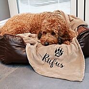 Personalised Dog Blanket Throw