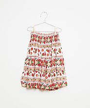 Fish & Kids Multicolor Mexican Twin Set Skirt - Tinyapple