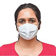 Gubbacci Cotton Reusable Women's Pleated Face Mask With Comfortable Ear loop | Breathable, Premium Printed Pleated De...