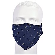 Gubbacci Premium Plus Face Mask with Filter PM 2.5 - Arrow Blue