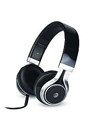 AT&T Stereo Over-Ear Headphones with Built-in Microphone, Black (HPM10-BLK)
