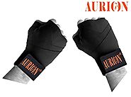 AURION Boxing Hand Wraps 108" Inches Black,Red,Blue