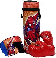 Buy Exclusive Spiderman Boxing Punching Bag KIT with 2 Gloves & 1 Head Guard for Kids Boxing Online at Low Prices in ...